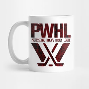 Distressed PWhl Professional women's hockey league Mug